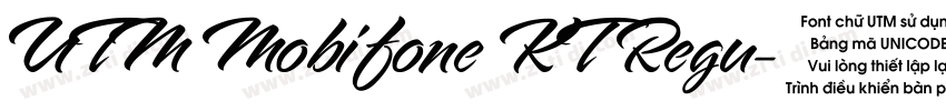 UTM Mobifone KT Regu字体转换